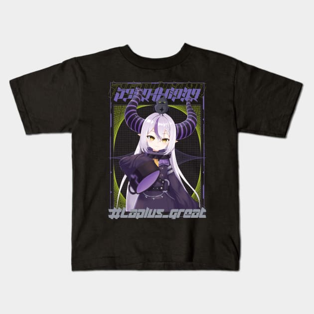 Hololive Laplus Darkness Kids T-Shirt by naderu